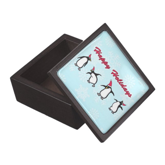 Penguins Jewlery Box (Opened)