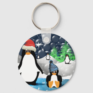 Penguins Key Ring