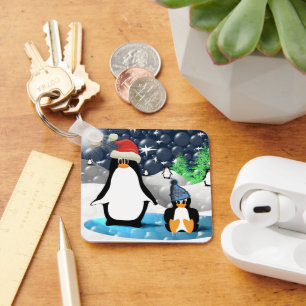 Penguins Key Ring
