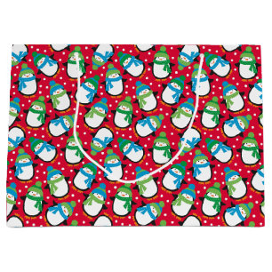 Penguins Large Gift Bag