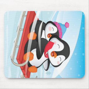 Penguins Lovers Blanket   Gift For Kids Mouse Pad
