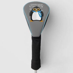 Penguins Make Me Happy Golf Head Cover