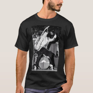 Penguins Marching Across Icy Snow Fields T-Shirt