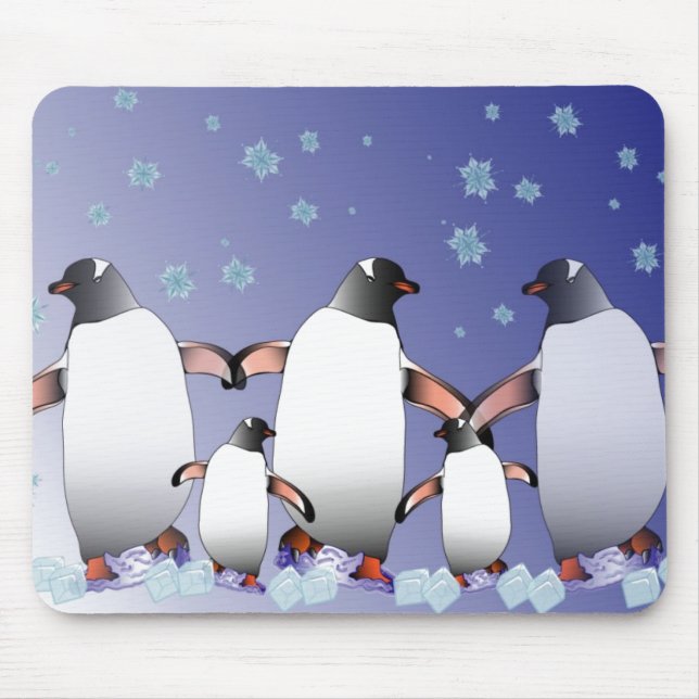 Penguins Mouse Pad (Front)