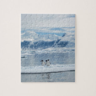 Penguins on an iceberg jigsaw puzzle