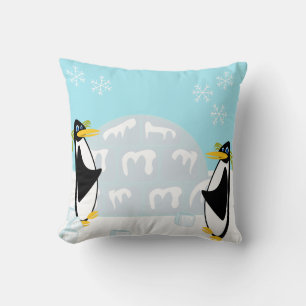 Penguins on Parade Cushion