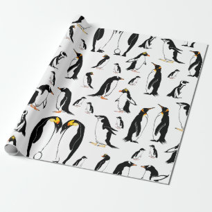 Penguins Pattern Wrapping Paper