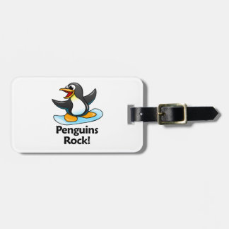 Penguins Rock! Luggage Tag