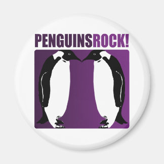 Penguins Rock! Magnet