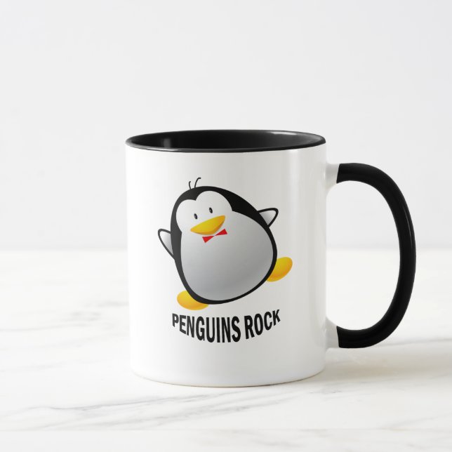 PENGUINS ROCK MUG (Right)