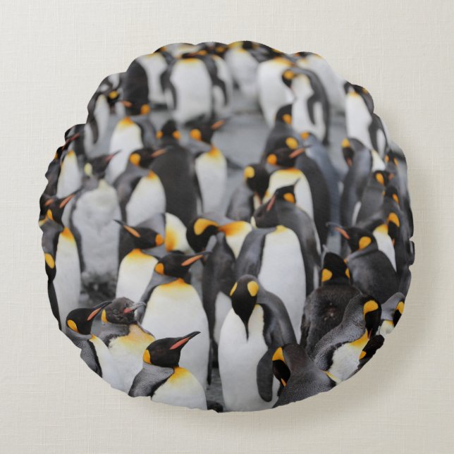 PENGUINS ROUND CUSHION (Front)