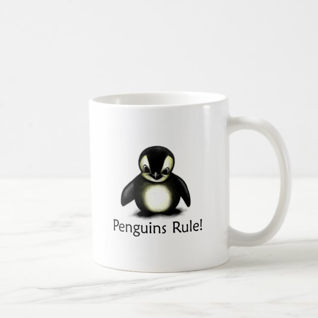 Penguins Rule! Coffee Mug (Right)