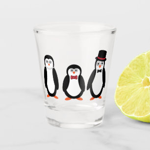 Penguins - Shot Glass