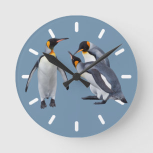 Penguins Trio Clock 2