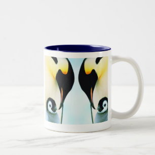 PENGUINS Two-Tone COFFEE MUG