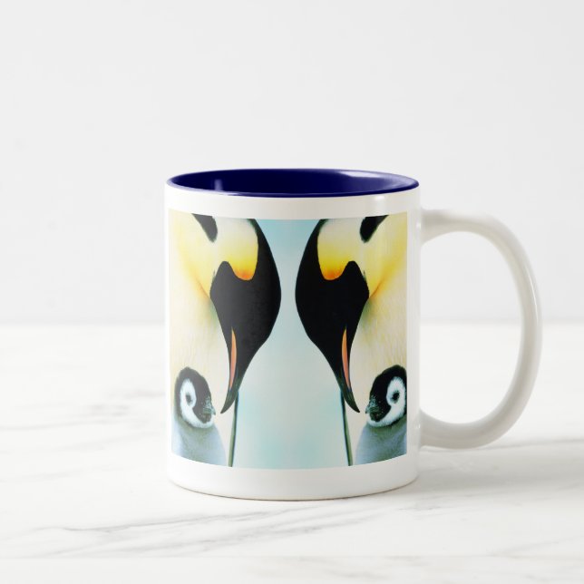 PENGUINS Two-Tone COFFEE MUG (Right)