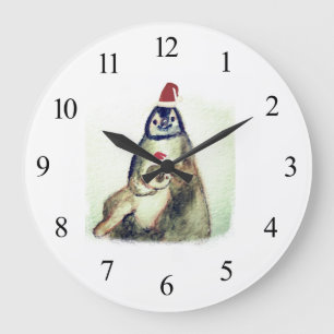 Penguins Wall Clock