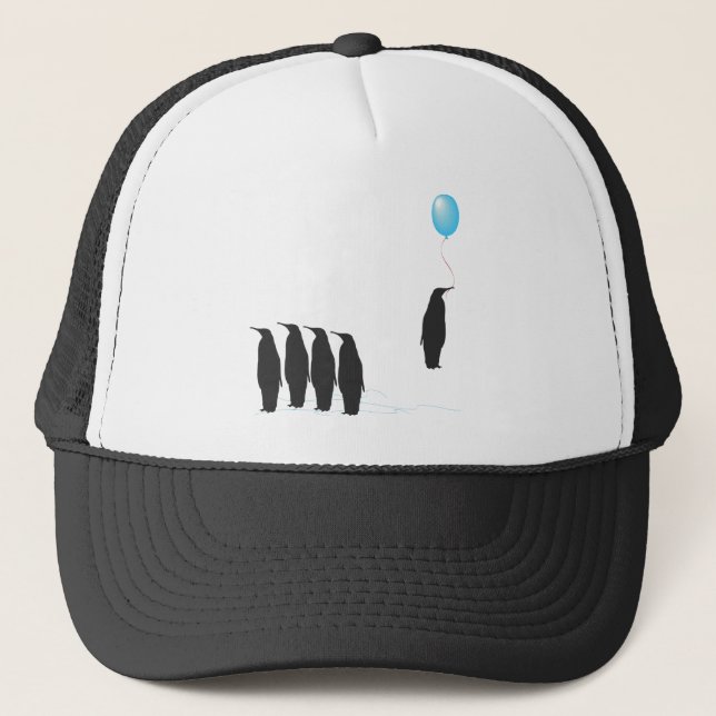 Penguins with balloon hat (Front)