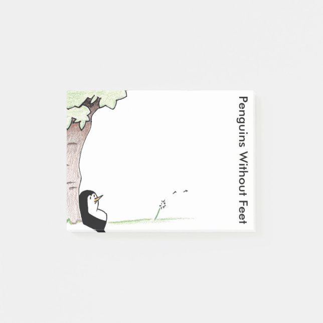 Penguins Without Feet Post-it Notes (Front)