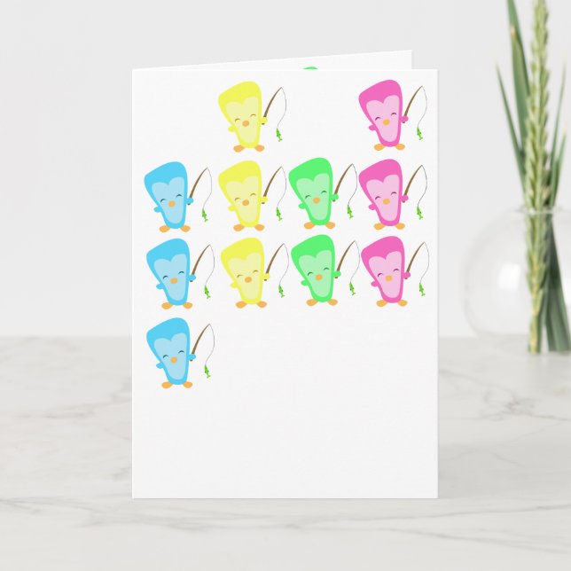 Penguon! the penguins Card get well soon (Front)