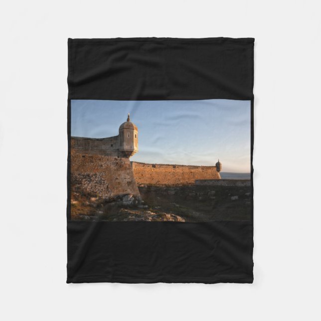 Peniche Sticker  Fleece Blanket (Front)