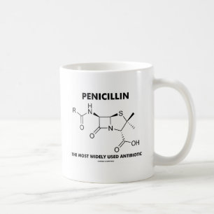 Penicillin Most Widely Used Antibiotic (Chemistry) Coffee Mug
