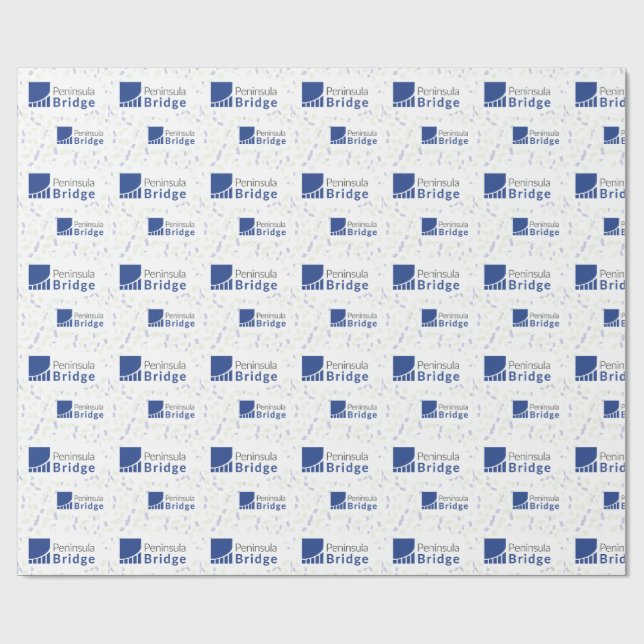 Peninsula Bridge: Big Logo Wrapping Paper (Flat)