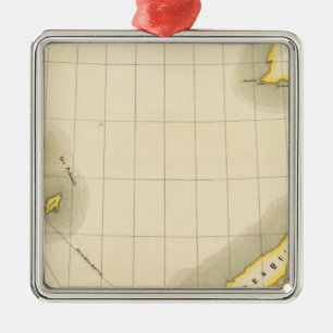 Peninsula of Alaska Metal Tree Decoration