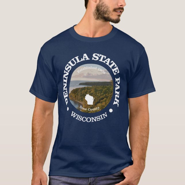 Peninsula State Park (SP) T-Shirt (Front)