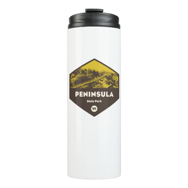 Peninsula State Park Wisconsin Thermal Tumbler (Front)