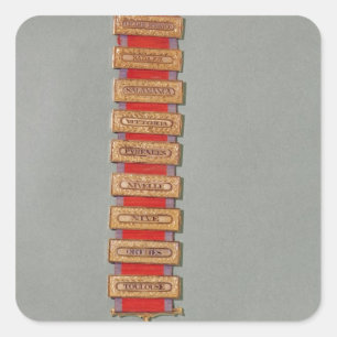 Peninsular Gold Cross, c.1813 Square Sticker