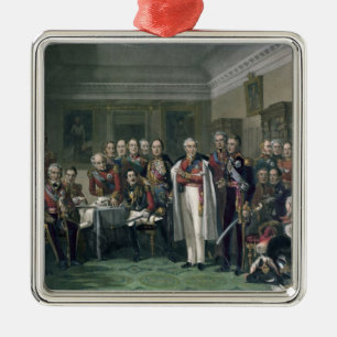 Peninsular Heroes at the United Services Club Metal Ornament