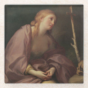 Penitent Magdalene c.1765 (Oil on Canvas) Glass Coaster