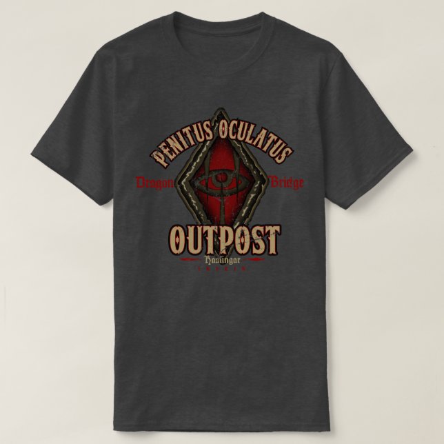 Penitus Oculatus Outpost T-Shirt (Design Front)