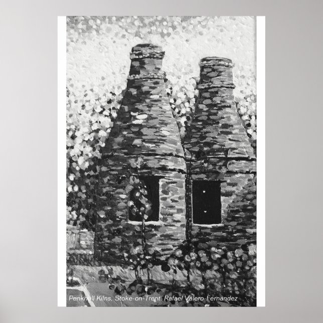 Penkhull Kilns, Stoke-on-Trent. Poster. Poster (Front)