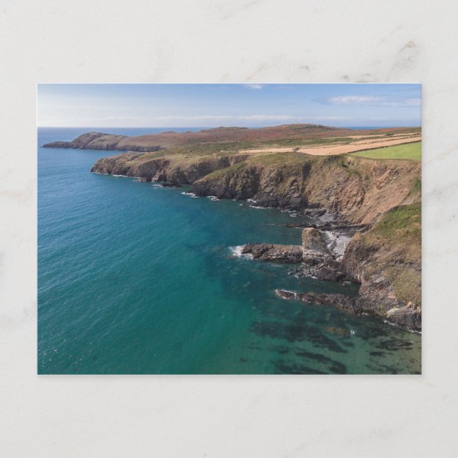 Penlledwen and Penmaen Dewi Wales Postcard (Front)