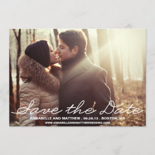 Penmanship Save the Date Announcement