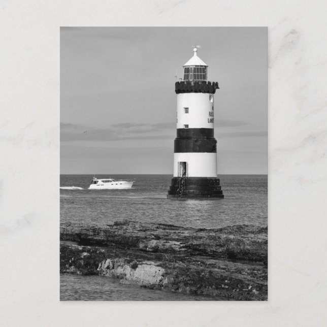Penmon Lighthouse  Jigsaw Postcard (Front)