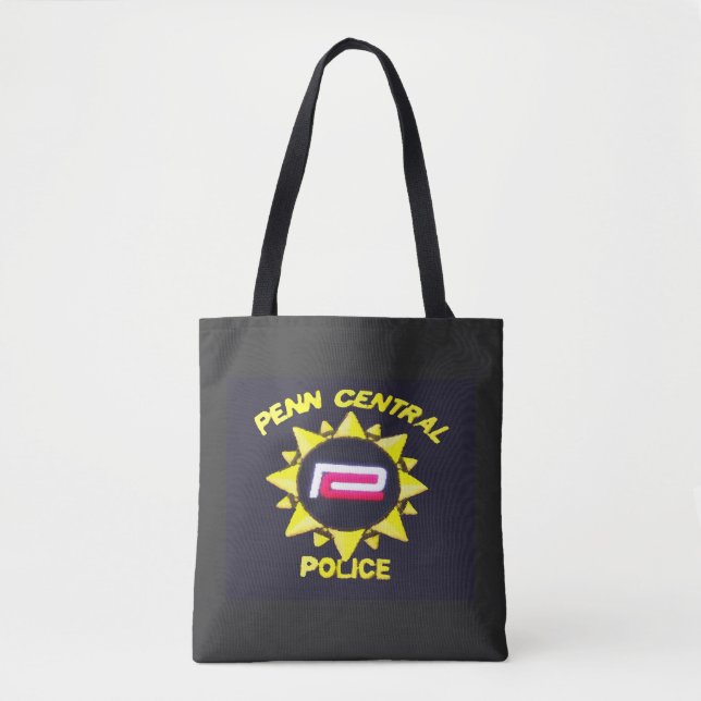 Penn Central Railroad Police Tote Bag (Front)