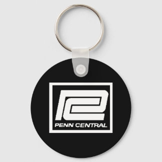 Penn Central Railway Company Logo Key Ring