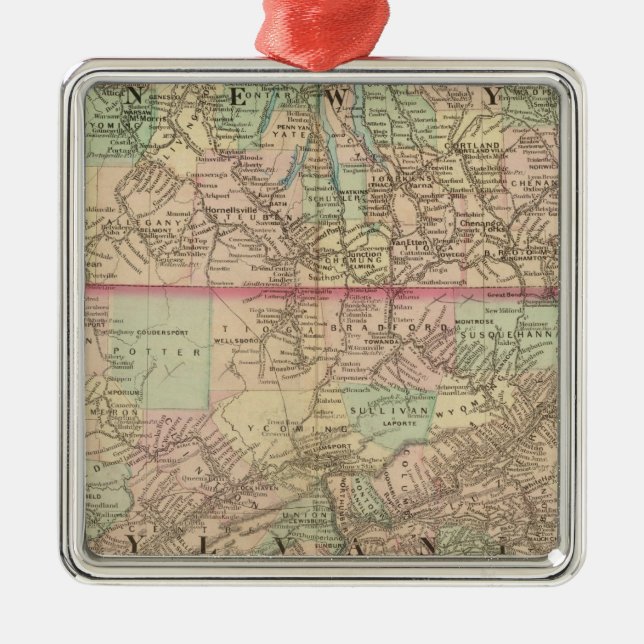 Penn, NJ Metal Ornament (Front)