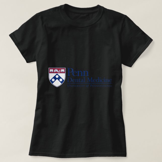 Penn Quakers Apparel School of Dental Medicine  T-Shirt (Design Front)