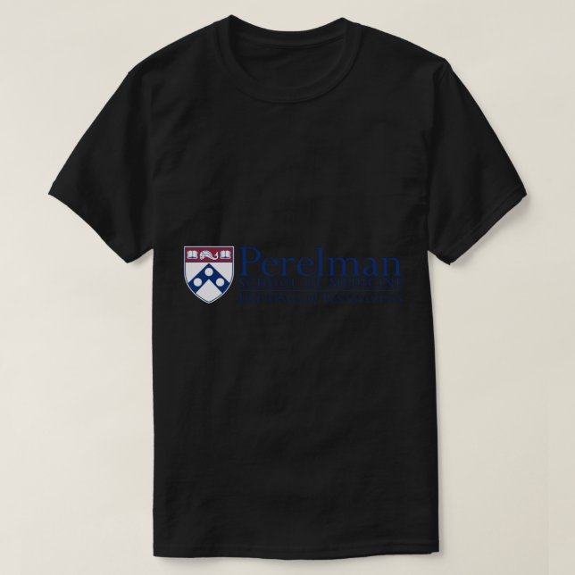 Penn Quakers Men's Apparel Perelman School of Medi T-Shirt (Design Front)