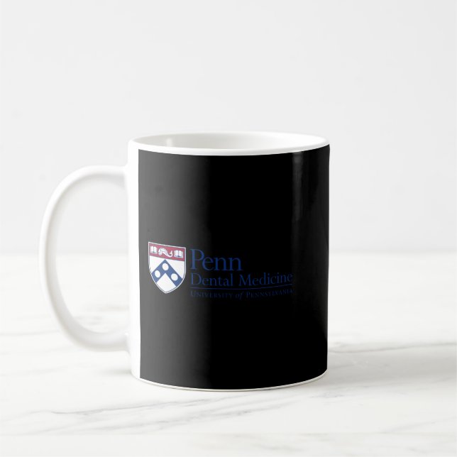 Penn Quakers Men's Apparel School of Dental Medici Coffee Mug (Left)