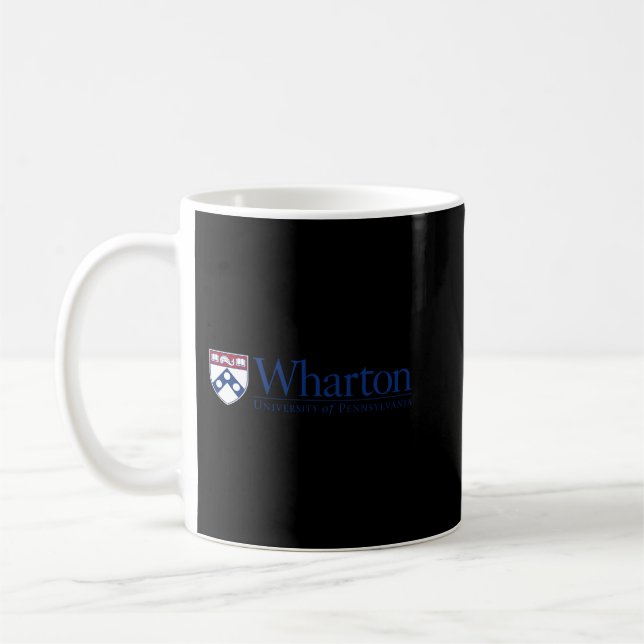 Penn Quakers Men's Apparel Wharton School of Busin Coffee Mug (Left)