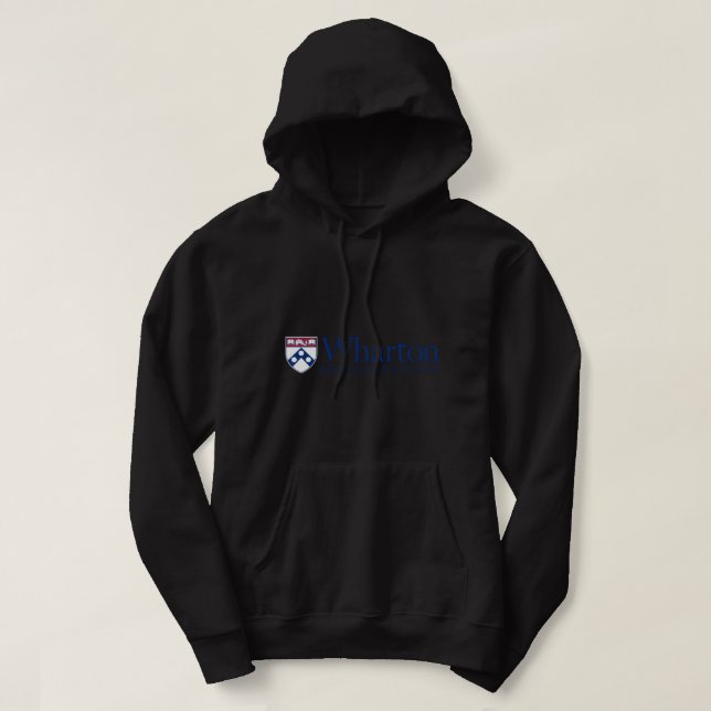 Penn Quakers Men's Apparel Wharton School of Busin Hoodie (Design Front)