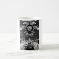 Penn Station New York Magic Lantern Slide Vintage