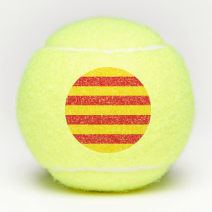 Penn tennis ball with flag of Catalonia