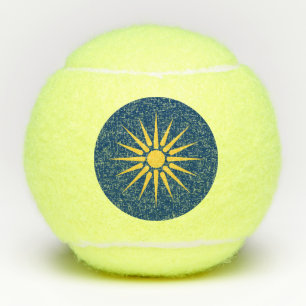 Penn tennis ball with flag of Macedonia, Greece