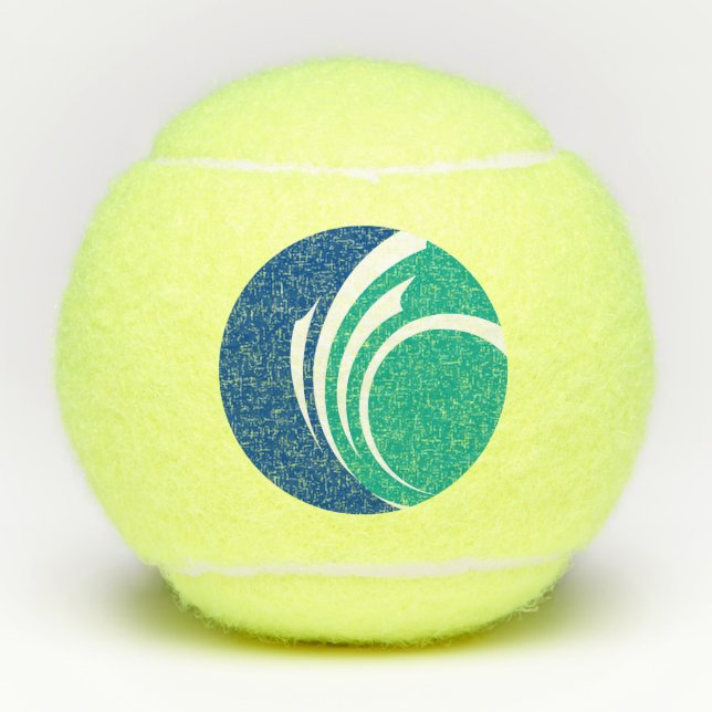 Penn tennis ball with flag of Ottawa, Canada (Front)